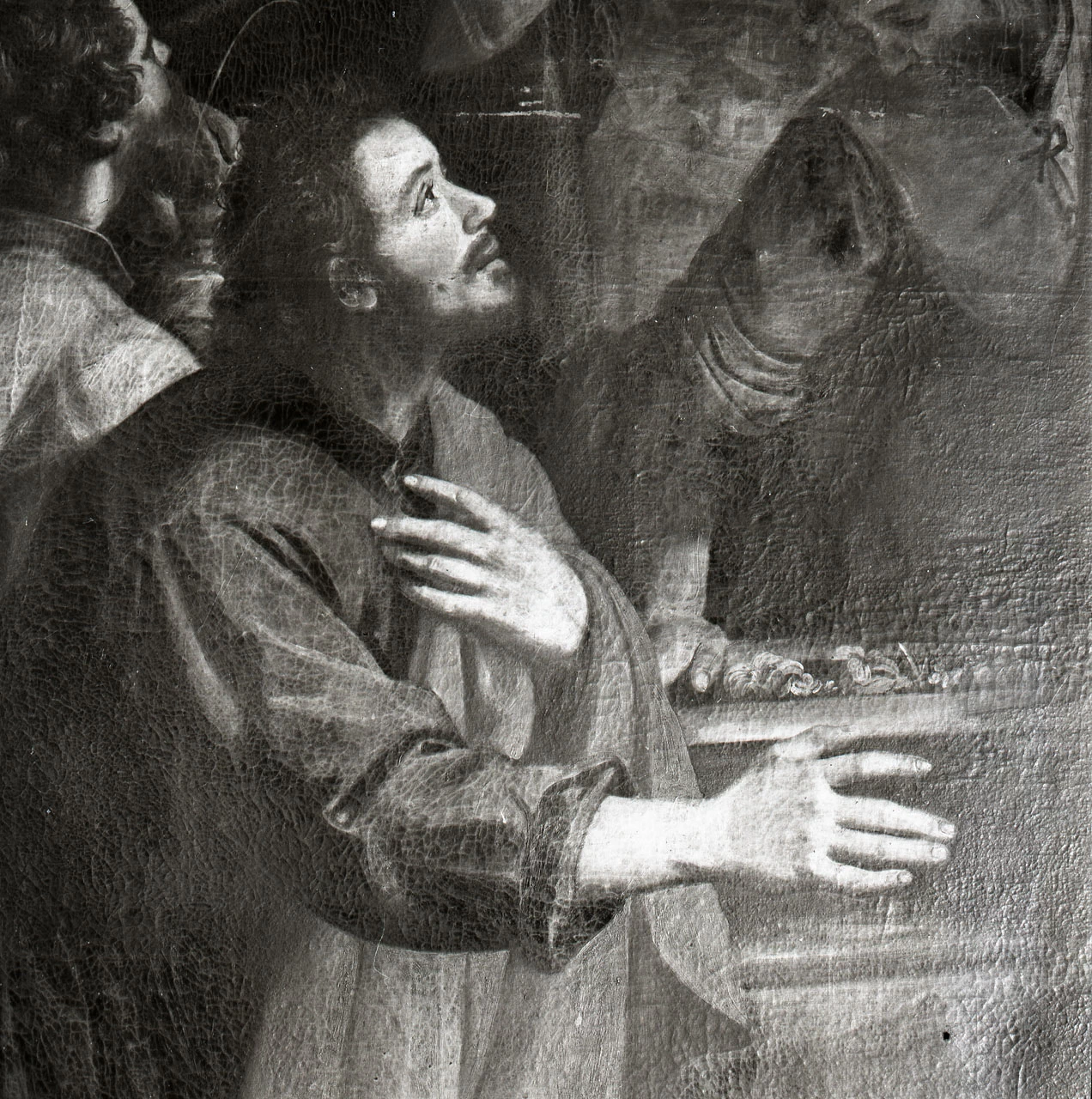 Assunzione della Madonna e miracolo delle rose - Arezzo, dettaglio